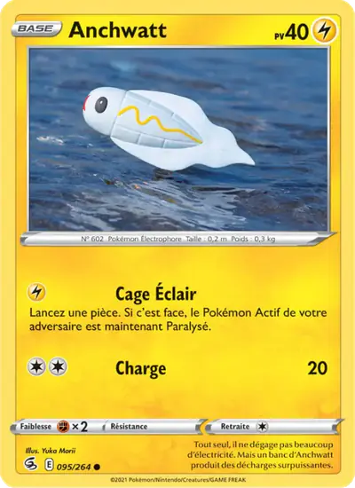 Image de la carte Pokemon Anchwatt 095/264