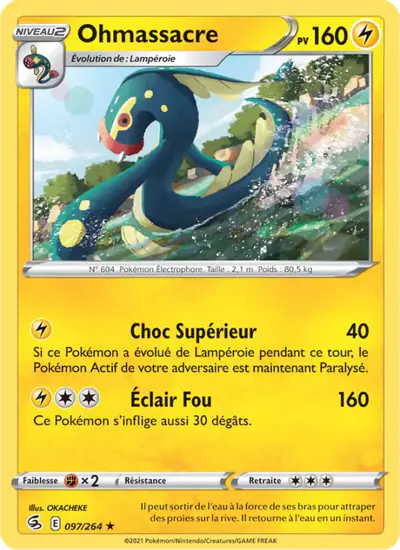 Image de la carte Pokemon Ohmassacre 097/264