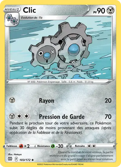 Image de la carte Pokemon Clic 103/172