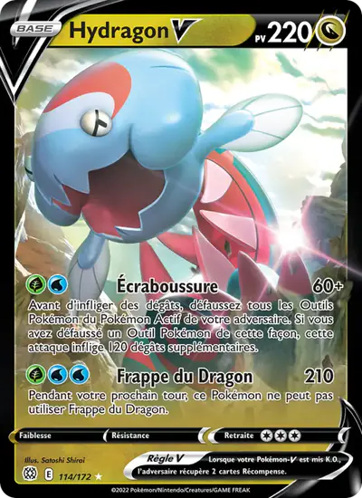 Image de la carte Pokemon Hydragon V 114/172