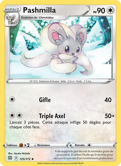 Image de la carte Pokemon Pashmilla 125/172