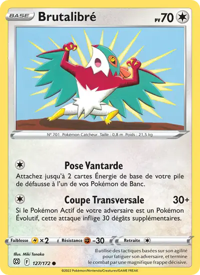 Image de la carte Pokemon Brutalibré 127/172