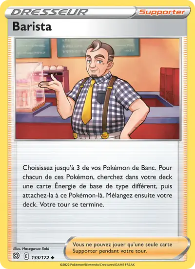 Image de la carte Pokemon Barista 133/172