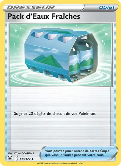 Image de la carte Pokemon Pack d'Eaux Fraîches 139/172