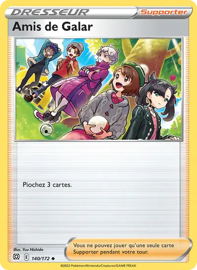 Image de la carte Pokemon Amis de Galar 140/172