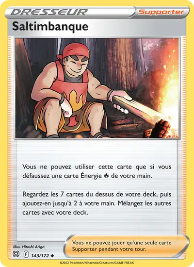Image de la carte Pokemon Saltimbanque 143/172
