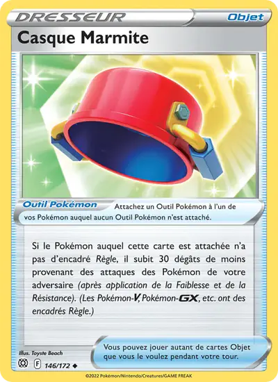 Image de la carte Pokemon Casque Marmite 146/172