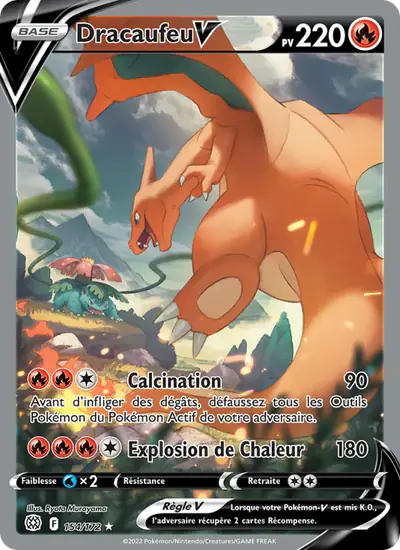 Image de la carte Pokemon Dracaufeu V 154/172