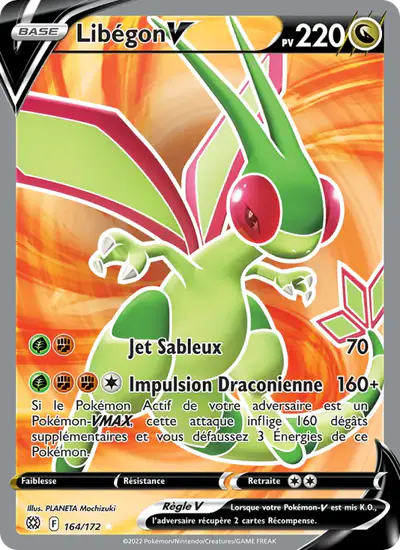 Image de la carte Pokemon Libégon V 164/172