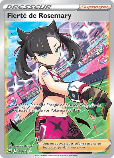 Image de la carte Pokemon Fierté de Rosemary 171/172