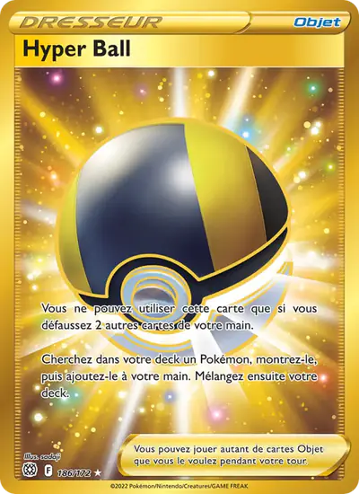 Image de la carte Pokemon Hyper Ball 186/172