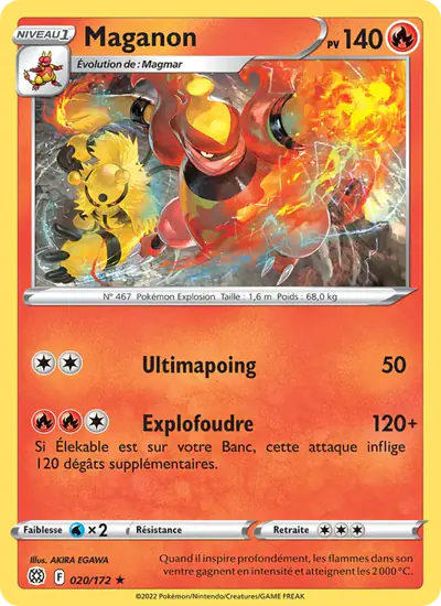 Image de la carte Pokemon Maganon 020/172