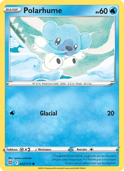 Image de la carte Pokemon Polarhume 042/172