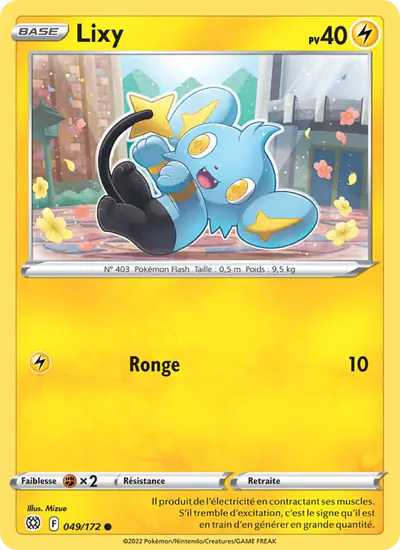 Image de la carte Pokemon Lixy 049/172