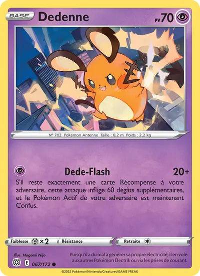 Image de la carte Pokemon Dedenne 067/172