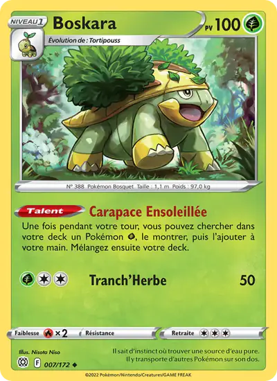 Image de la carte Pokemon Boskara 007/172