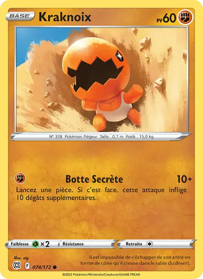 Image de la carte Pokemon Kraknoix 074/172