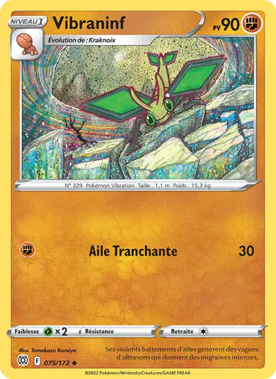 Image de la carte Pokemon Vibraninf 075/172