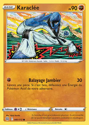 Karacl&eacute;e 081/172