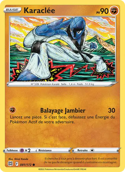 Image de la carte Pokemon Karaclée 081/172