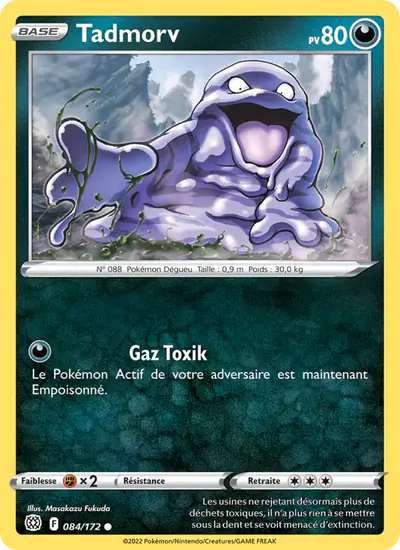 Image de la carte Pokemon Tadmorv 084/172