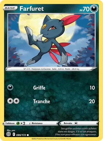 Image de la carte Pokemon Farfuret 086/172