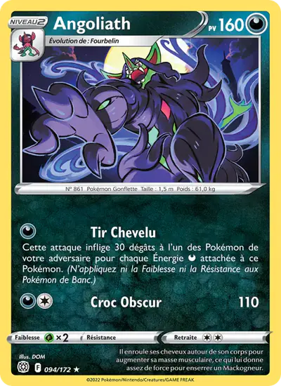 Image de la carte Pokemon Angoliath 094/172