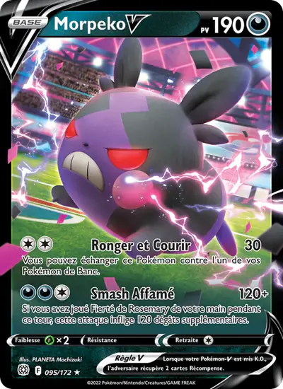 Image de la carte Pokemon Morpeko V 095/172
