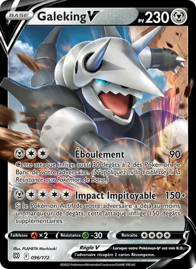 Image de la carte Pokemon Galeking V 096/172