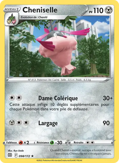 Image de la carte Pokemon Cheniselle 098/172