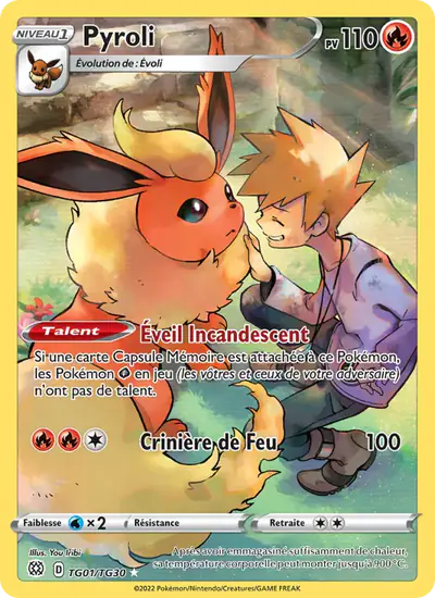 Image de la carte Pokemon Pyroli TG01/172