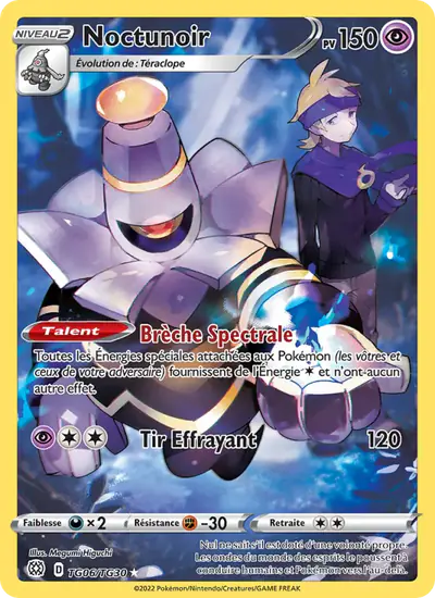 Image de la carte Pokemon Noctunoir TG06/172