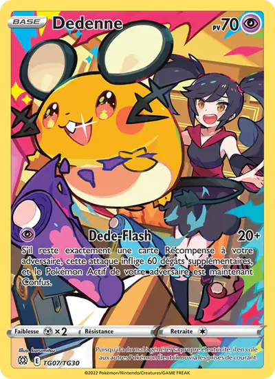 Image de la carte Pokemon Dedenne TG07/172