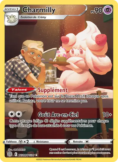 Image de la carte Pokemon Charmilly TG08/172