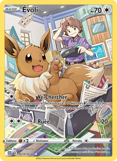 Image de la carte Pokemon Évoli TG11/172