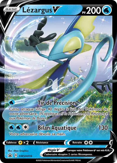 Image de la carte Pokemon Lézargus V SWSH016/184