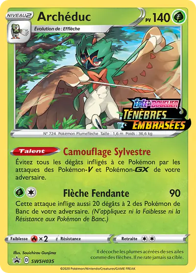 Image de la carte Pokemon Archéduc SWSH035/184