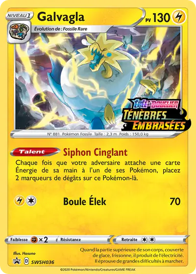 Image de la carte Pokemon Galvagla SWSH036/184