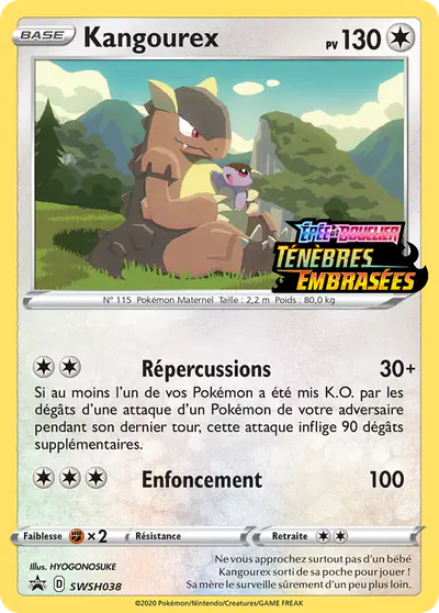 Image de la carte Pokemon Kangourex SWSH038/184