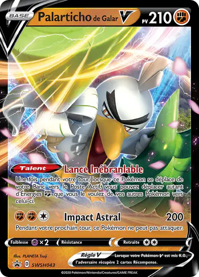 Image de la carte Pokemon Palarticho de Galar V SWSH043/184