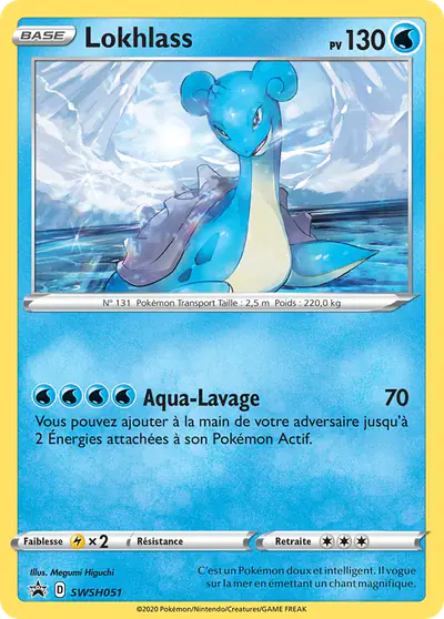 Image de la carte Pokemon Lokhlass SWSH051/184