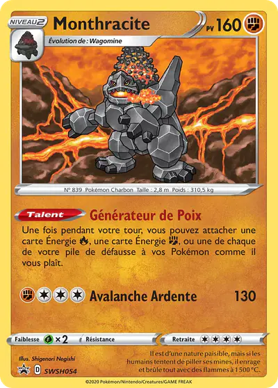 Image de la carte Pokemon Monthracite SWSH054/184