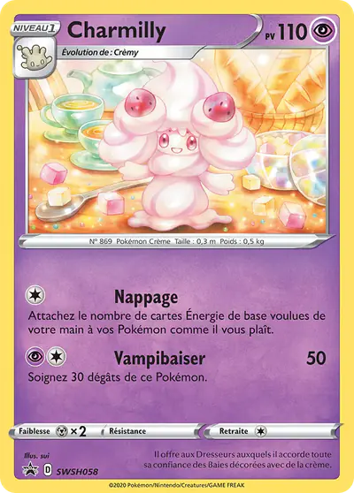 Image de la carte Pokemon Charmilly SWSH058/184
