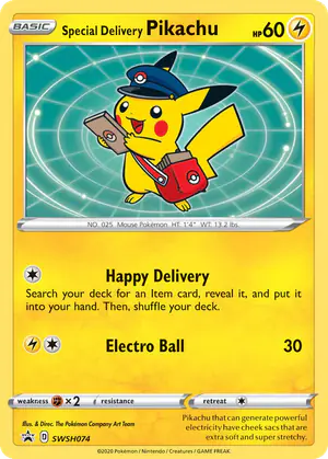 Pikachu Livraison Sp&eacute;ciale SWSH074