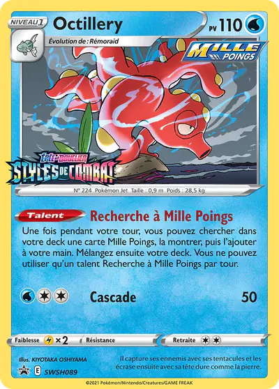 Image de la carte Pokemon Octillery SWSH089/184