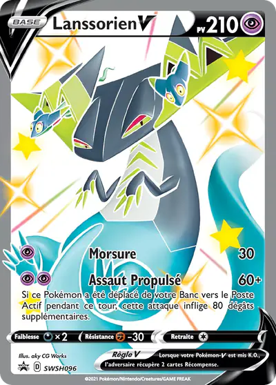 Image de la carte Pokemon Lanssorien V SWSH096/184