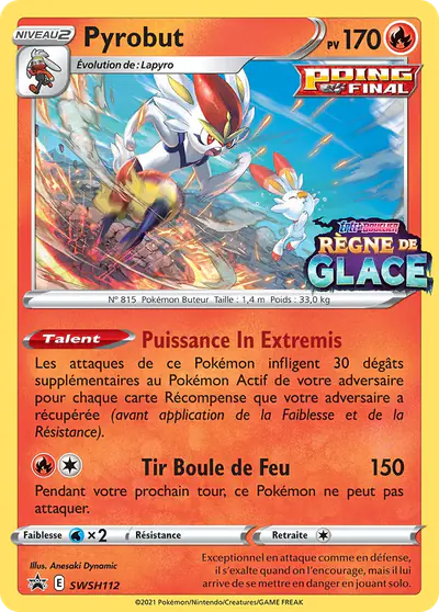 Image de la carte Pokemon Pyrobut SWSH112/184
