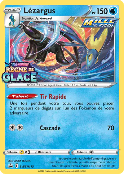 Image de la carte Pokemon Lézargus SWSH113/184