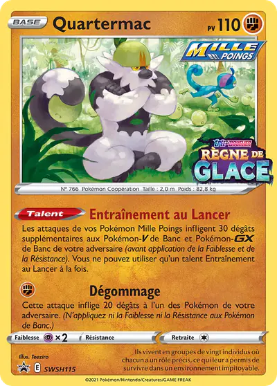 Image de la carte Pokemon Quartermac SWSH115/184