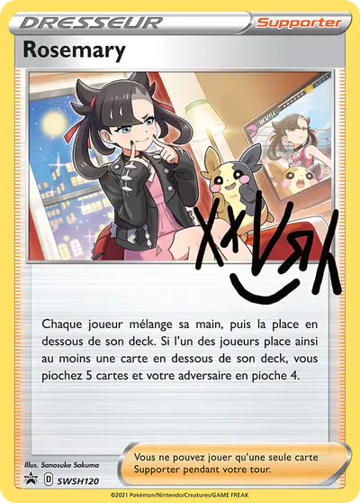 Image de la carte Pokemon Rosemary SWSH120/184